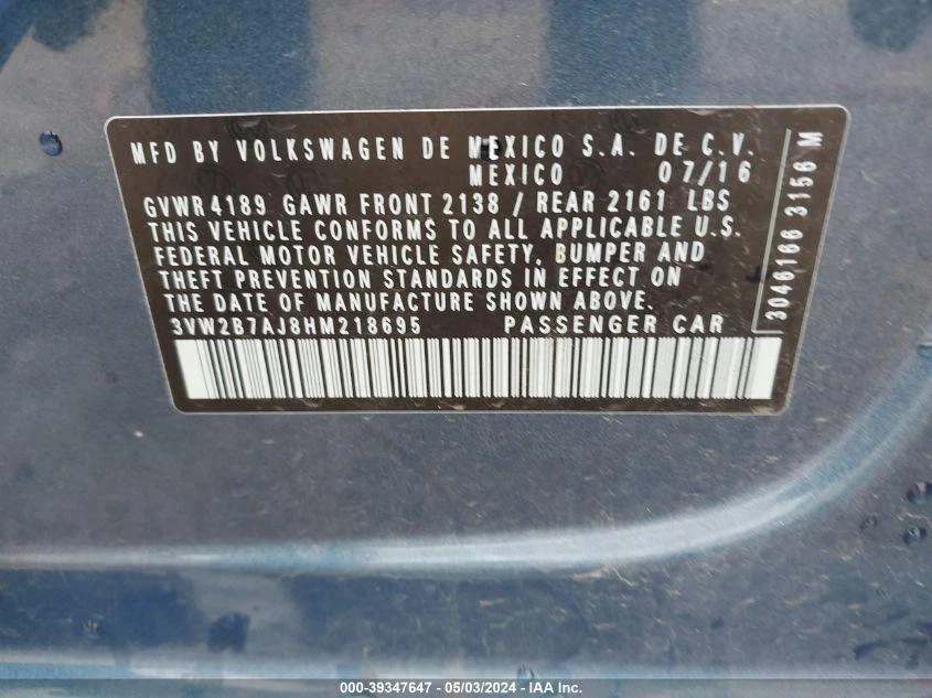 Used A/C Compressor fits: 2017 Volkswagen Jetta 2.0L R134A Grade A Foto 4 de 4