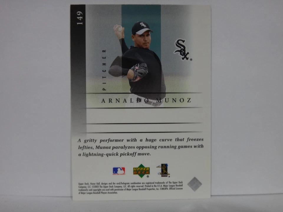 2003 Upper Deck Honor Roll Freshman Class /2500 Arnaldo Munoz #149 Rookie RC - Image 2 of 2