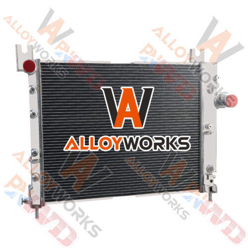 4 Row Radiator For Dodge Dakota L4 2.5L 3.7L V6 / Durango 4.7L 5.9L V8 2000-2004 - Picture 4 of 11