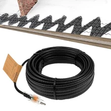 MAXKOSKO Self-regulating Roof De-icing Heating Cable, Roof Gutter Snow Melting