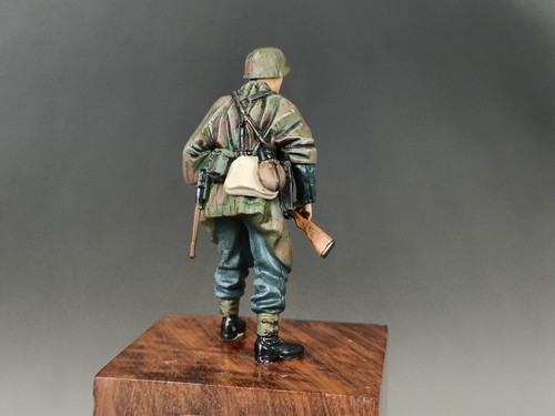 Figura Normandía 1/35 Construida Pintada Segunda Guerra Mundial German Kampfgruppe Von Luck Soldier C - Imagen 11 de 14