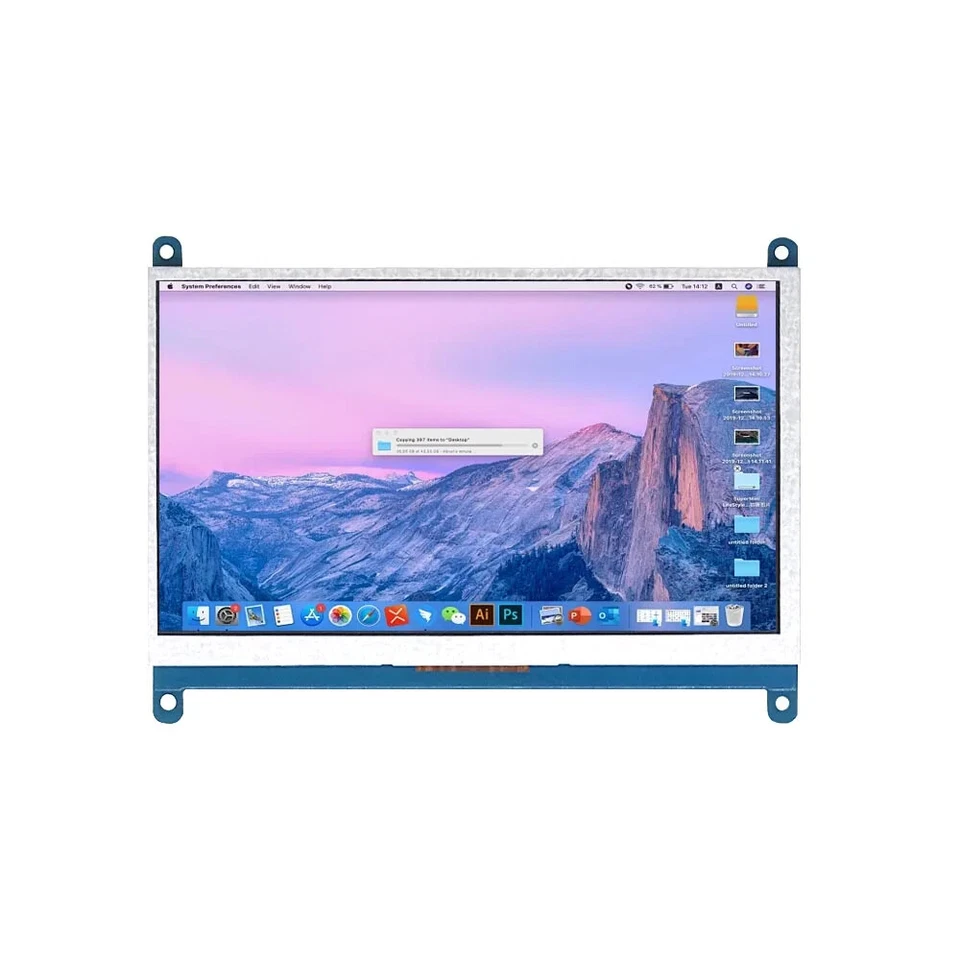 7" Raspberry Pi 4/3/2/B/B+/A+ Monitor 1024x600 IPS 5-Points Touchscreen HDMI - Image 4 of 4