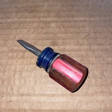 Vintage Craftsman 4151 C WF Flat Head Stubby 1/4" Screwdriver Made In USA !