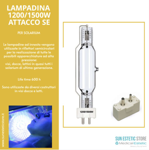 Lampadina bulbo alta pressione 1200/1500W SEK MHL lampada abbronzante solarium - Foto 1 di 5