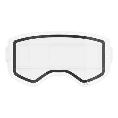 Alpinestars Supertech Dual Pane Roll Off Lens Klare Original Ersatzlinse