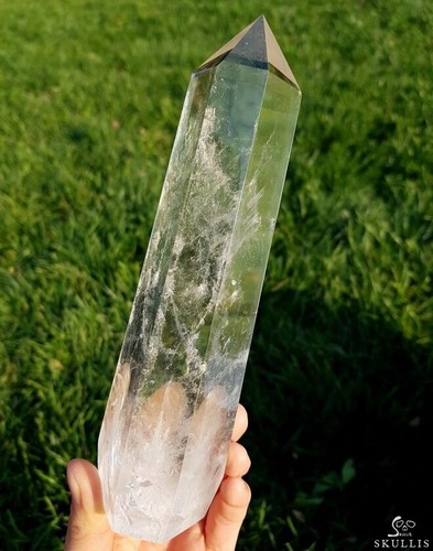 The Source of the Energy - Huge 11.3" Black Obsidian Crystal Skull Sculpture - Picture 14 of 19