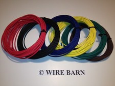 AUTOMOTIVE WIRE - 12 GAUGE -HIGH TEMP TXL WIRE -SIX 6 COLORS - 25' EACH COLOR