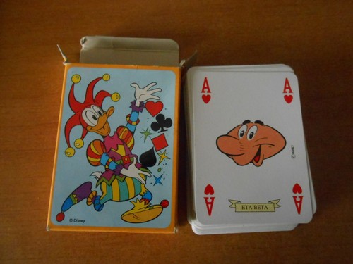 CARTE DA GIOCO TOPOLINO FIAT CINQUECENTO ED.MONDIANO