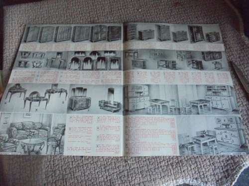 Ancien Catalogue des Galeries Barbès Paris Ancien Meubles Vintages Cuisine Salon - Picture 9 of 11