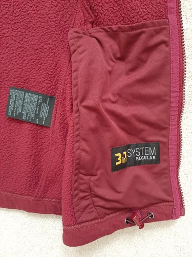 Ladies Jack Wolfskin Fleece Jacket Small Red - Picture 4 of 10