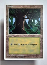 ►FOREST (V.3) ►4.ED ►UNLIMITED 1995 ►NM ►LAND ►MAGIC GATHERING ►MTG FOREST