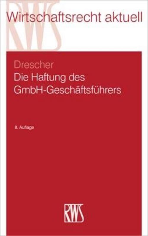 Thumbnail - Die Haftung Des Gmbh-geschäftsführers Ingo Drescher