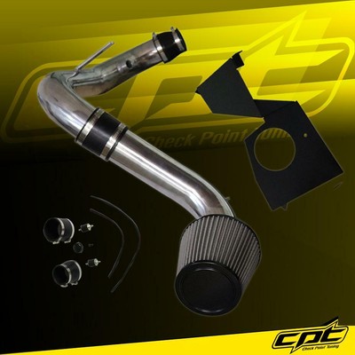 For 14-18 VW Jetta GLI 2.0L 2.0T Turbo Polish Cold Air Intake+Black Filter Cover