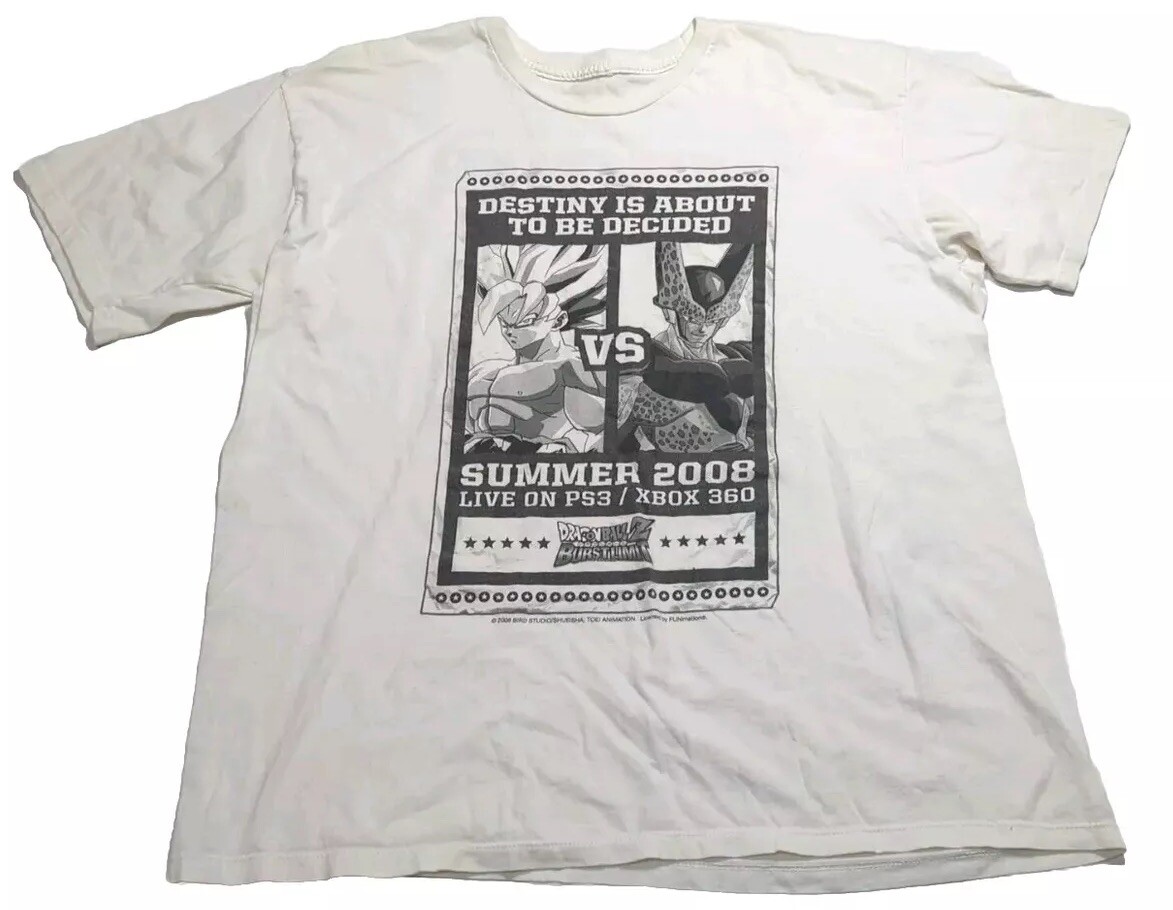 Dragon Ball Z Burst Limit Video Game Promo T-Shirt 2008