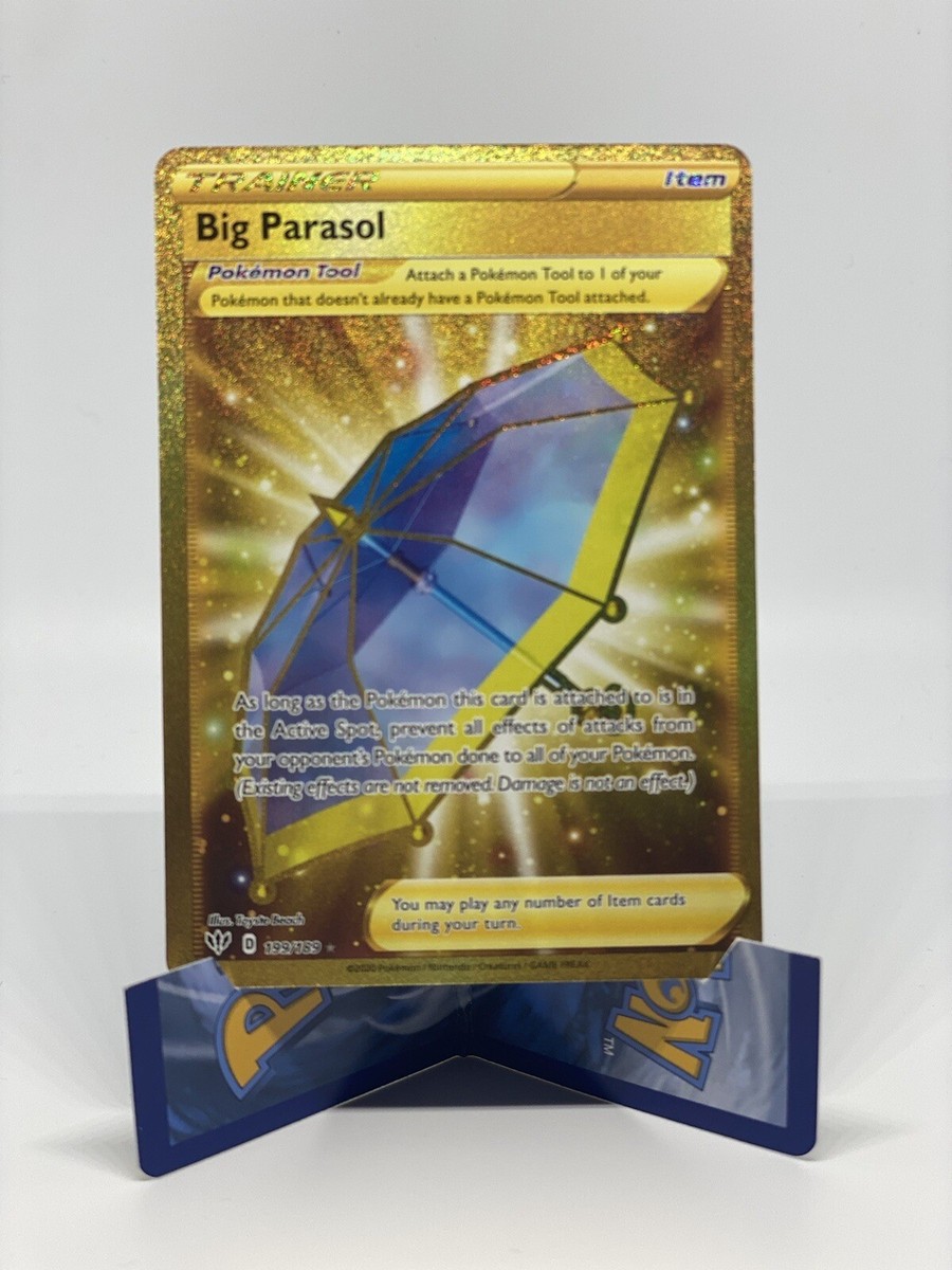 Pokmon TCG - Big Parasol 199/189 Gold Trainer