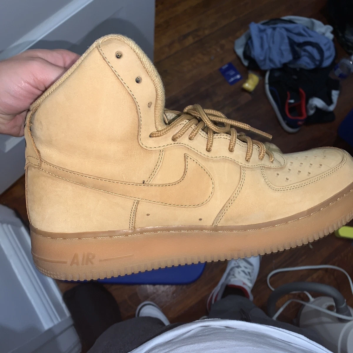 Nike Air Force 1 Hi Vt Prm Qs Brown for Sale | Authenticity 