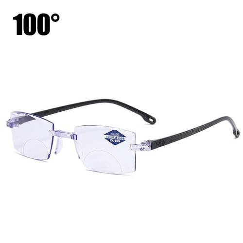 Foldable High Hardness Anti Blue Progressive Far/Near Dual-use Reading Glasses - Picture 11 of 17