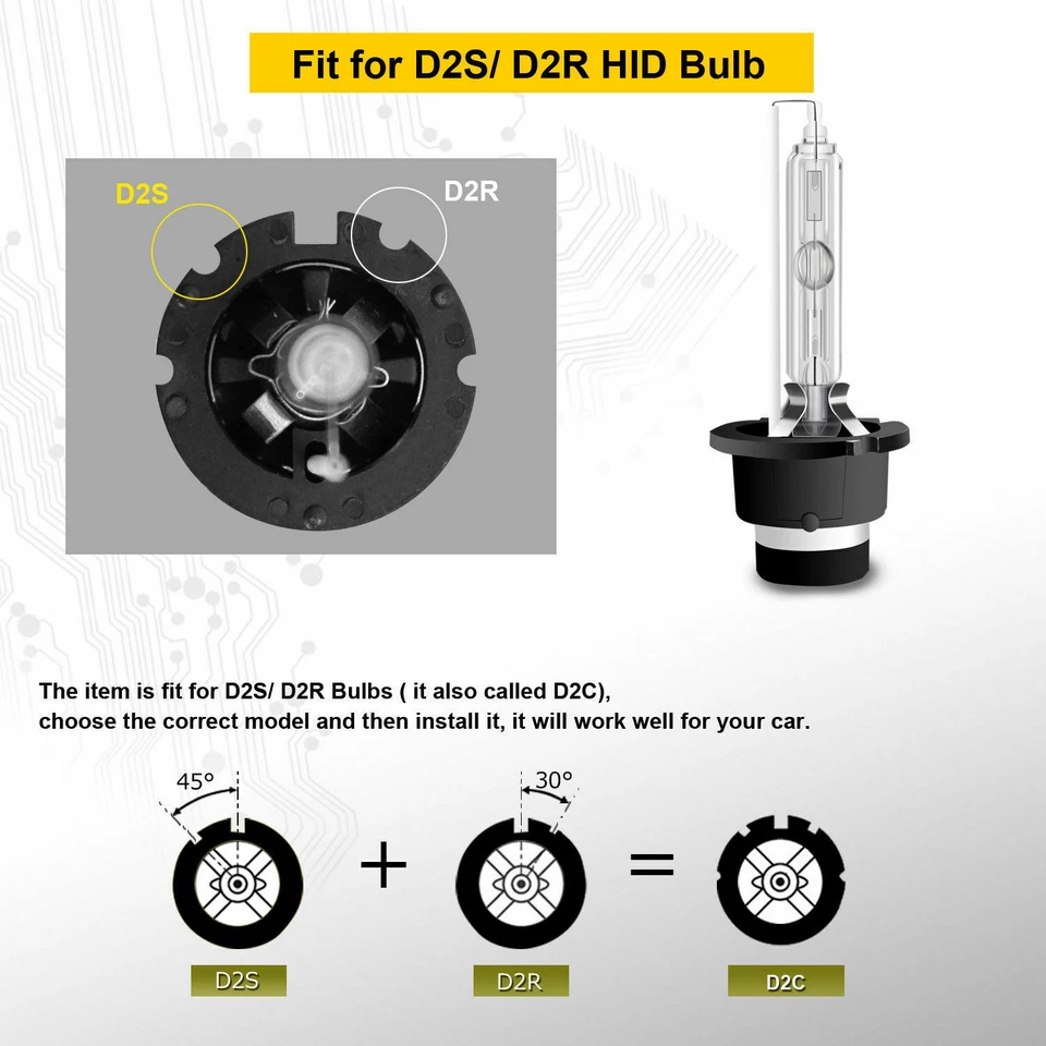 GP Thunder D2C D2R D2S 6000K Xenón HID Bombillas de Repuesto Blanco Par 2Xbulb🔥🔥 Foto 4 de 4