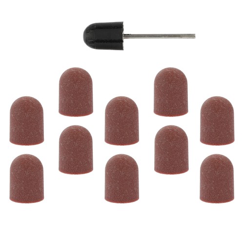 10 Piezas Tapón de Arena para Uñas Tapones de Lijado Taladro Equipo Bebé para Herramientas de Manicura - Imagen 8 de 12
