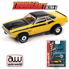 NEW Auto World Thunderjet Mr. Norm's 1970 Dodge Challenger T/A Yellow A HO Slot