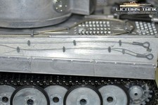Metall Zubehör Tiger 1 Heng Long 1:16 Seile Spar Set  mit Seilhalterungssystem