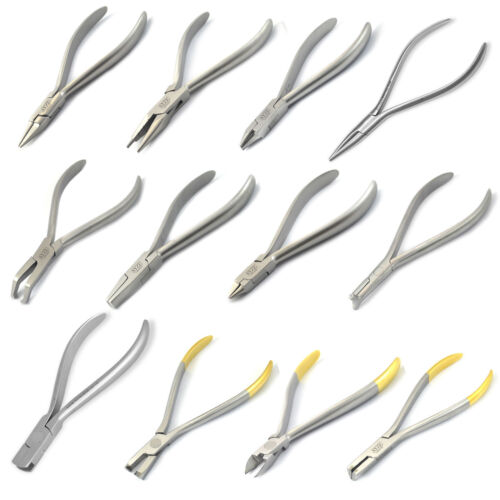 Range of Orthodontic Wire Forming and Bending Pliers Ligature Cutters Forceps CE - Picture 1 of 16