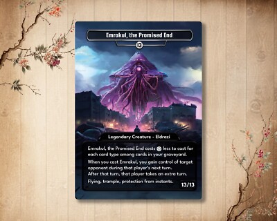 Emrakul, the Promised End - High Quality Custom Card [ Alternative Custom Art ]