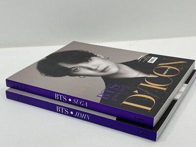Lot of 2 - BTS Jimin & Suga Dicon Magazine Winter 2021 Lot (Korean