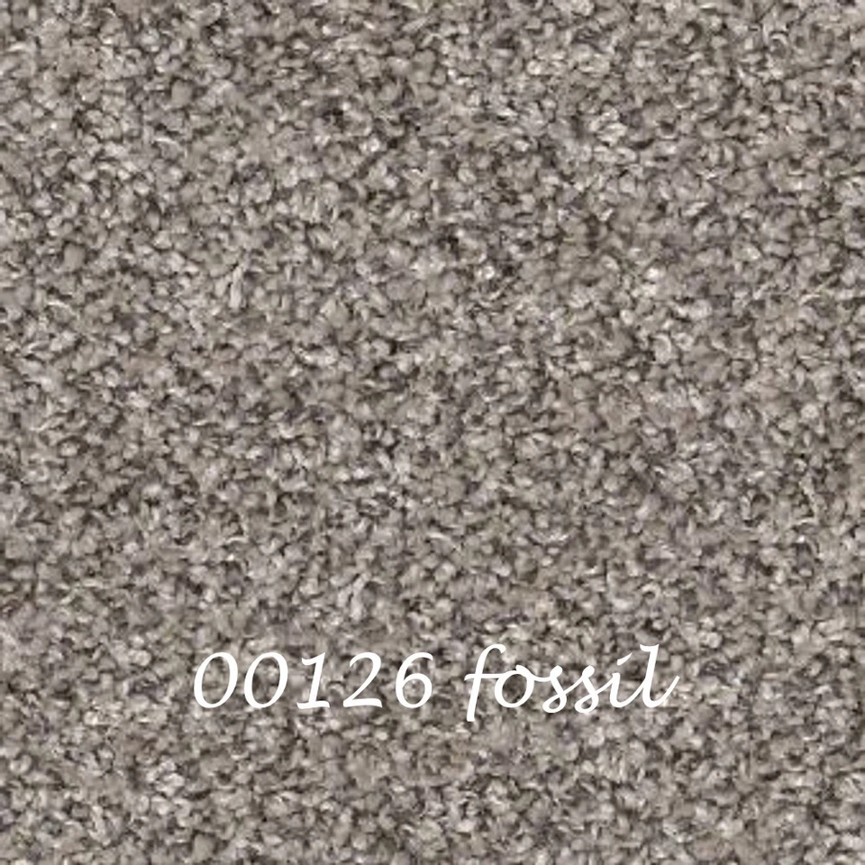 Caja de 5 peldaños acolchados para escaleras de alfombra 27" de ancho | fósil | hilos grises con manchas grises Foto 3 de 4