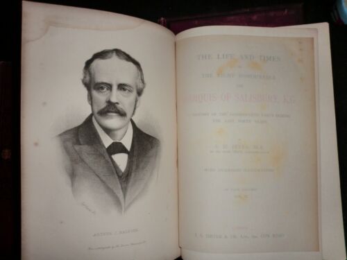 The Life & Times of the Marquis of Salisbury (c1898) 4v Set - S H Jeyes - Biog - Bild 19 von 19