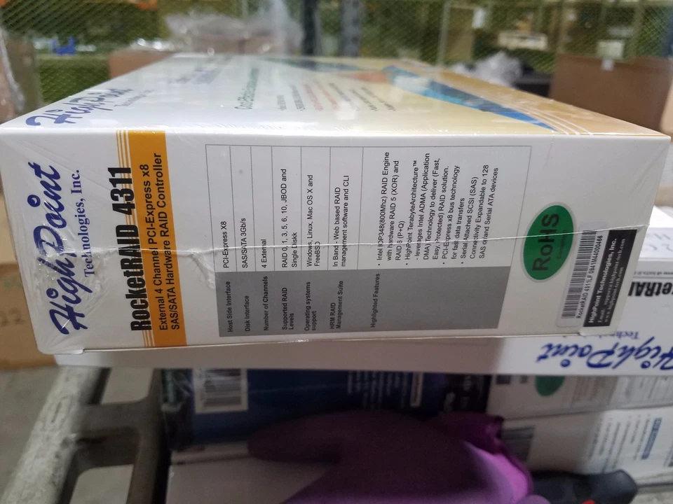 HighPoint RocketRAID 4311 4-Channel PCI-Express x8 SAS 3Gb/s RAID Controller  - Image 3 of 3