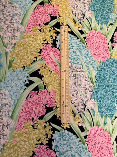 NEW! KAFFE FASSETT PHILIP JACOBS HYACINTHUS PJ123 CONTRAST FLORAL FABRIC HY - Picture 6 of 7
