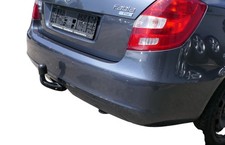 Skoda Fabia 5J Combi Stoßstange hinten Heckstoßstange grau LF8J