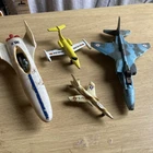 VINTAGE DIE Cast Planes Dinky Matchbox Jaguar Thunderchief Learjet