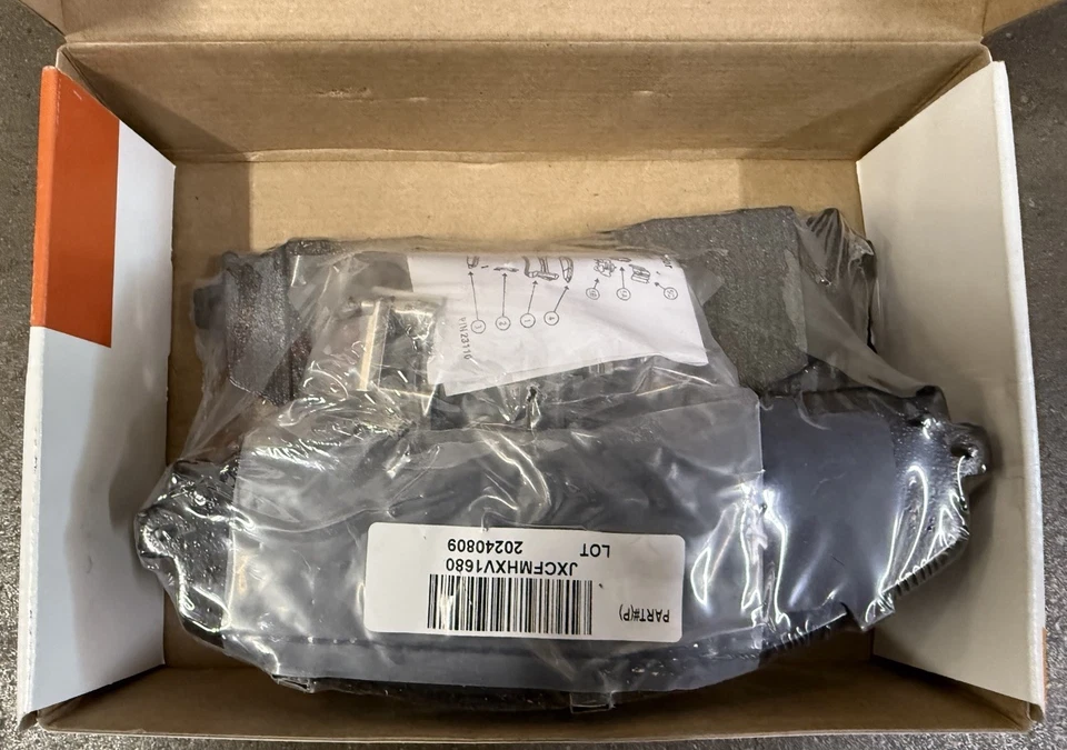 Juego de 1 pastillas de freno de disco delanteras WAGNER de alta resistencia para FORD F250 F350 F450 Super Duty Foto 3 de 3