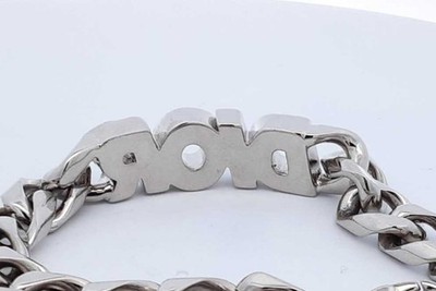 Christian Dior Dio(r)evolution Chain Link Bracelet 37.2g 9.5 Inch