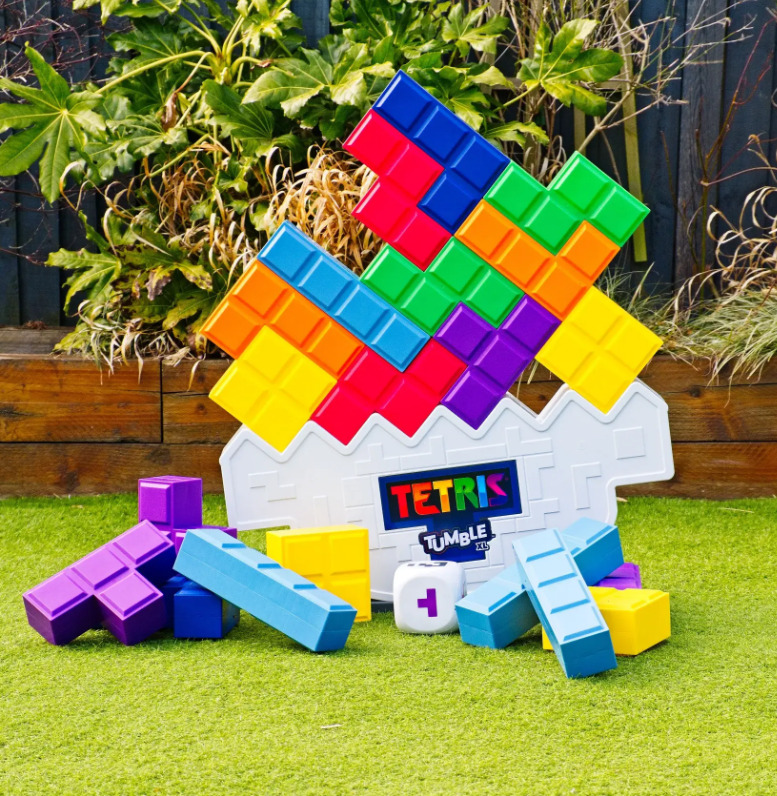 Tetris XL Tumble Game – Giant Block Stacking Puzzle for All Ages