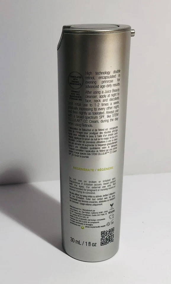 Suero potenciador antiarrugas Juice Beauty Stem Cellular 30 ml./ 1,0 oz. Nuevo Foto 3 de 4