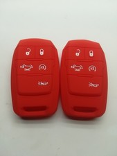 2*Silicone Fob Remote Key cover For 2019 2020 2021 2022 RAM 2500 3500 4500 5500