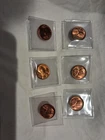 1949-S, 1954-S, 1945-P, 1950-D, 1953-D 1956-D RED Lincoln Cent's Choice/Gem BU