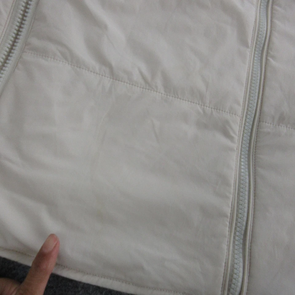 Женская куртка Vuori XL белая утепленная пуховик Canyon переработанная на молнии VW532 - Изображение 2 из 4