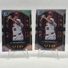 2025 Bowman Chrome # VIP-18 JJ Wetherholt Very Important Prospect Mojo & Base