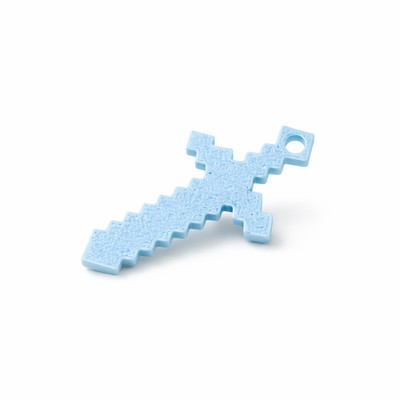 Pixel Schwert Schlüsselanhänger | 3D Druck | Fan Art | 7 Farboptionen | Gaming Geschenk | Spiel