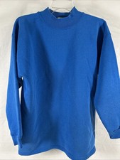 90s VTG STURDY SWEATS LEE USA Made Sweatshirt Heavyweight XL Plain Blue 091 