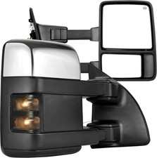 Towing Mirrors Compatible with 1999-2007 Ford F250 F350 F450 F550 Super Duty, LE