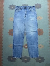 Vintage Carhartt denim jeans B46 DST skater worn workwear made in USA 33x33