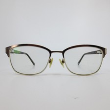 St. Moritz MOHCA/GD Eyeglass Frames Bronze Gold Tone Rhinestone Accent 53-17-135