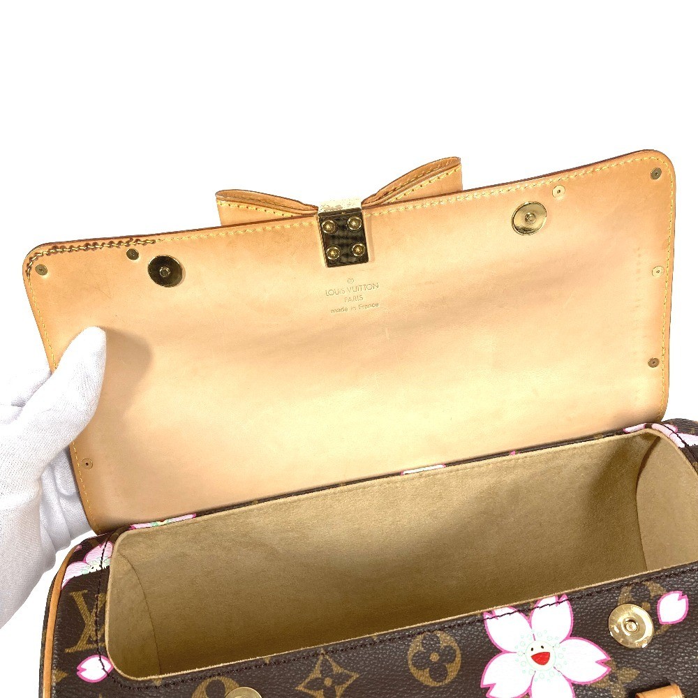 LOUIS VUITTON M92009 Monogram Cherry Blossom Papillon Tote