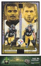 2024 Donruss Production Line #20 Minkah Fitzpatrick / T.J. Watt  Steelers