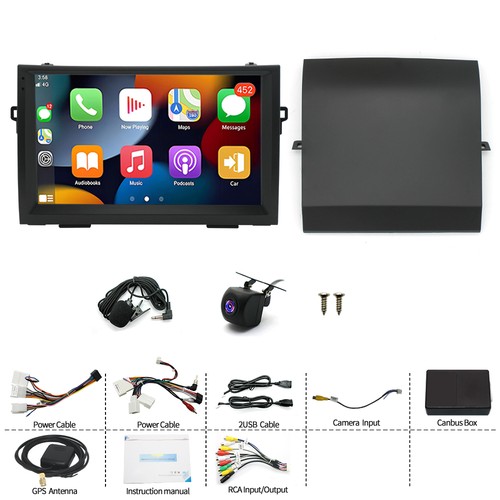 Radio estéreo de coche Android14 Carplay para Toyota Prius 2003-2009 GPS Wifi navegación 64G - Imagen 7 de 24